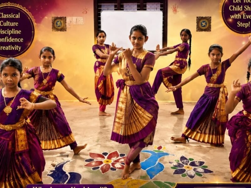 Kuchipudi practice session